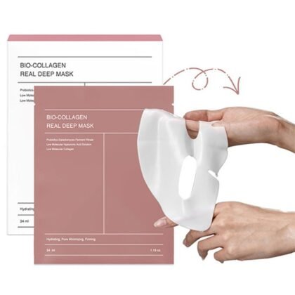 Bio-Collagen Real Deep Mask, Hydrating Overnight Hydrogel Mask, Pore Minimizing, Elasticity Improvement, 34g x4ea - Image 7